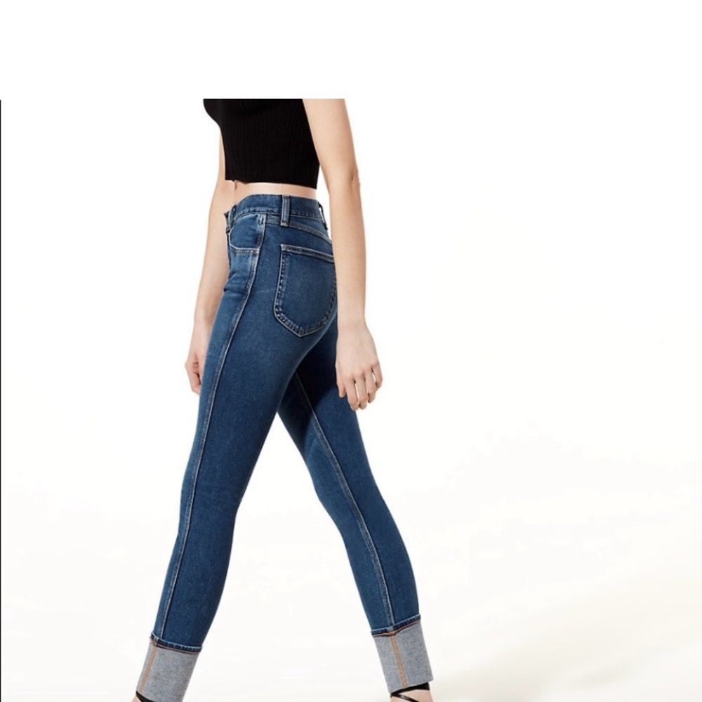 rag & bone ~ Lou High Waist Skinny Jeans Northwood Size 23 NWT